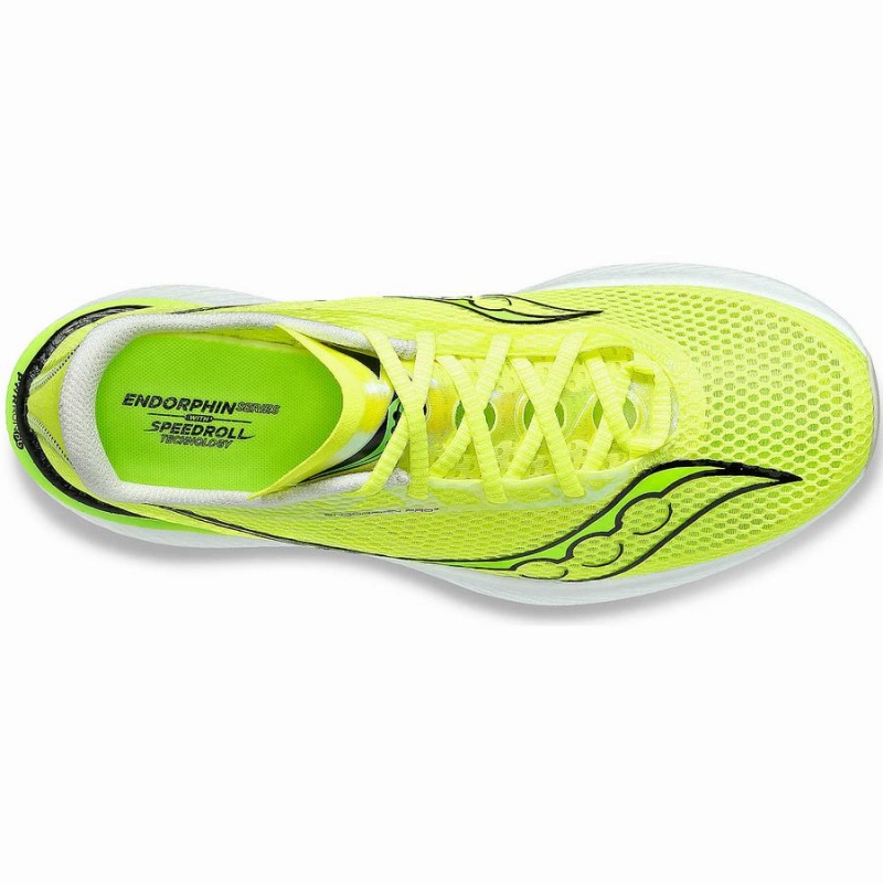 Men's Saucony Endorphin Pro 3 Running Shoes Yellow | SG S71354-G83