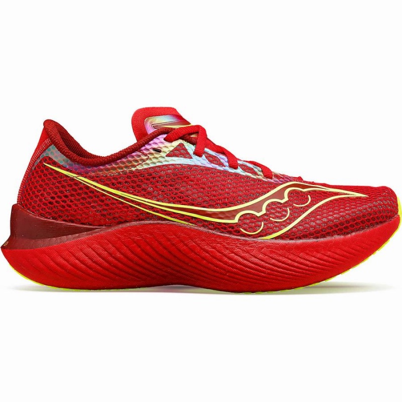 Men\'s Saucony Endorphin Pro 3 Running Shoes Red | SG S47038-L59