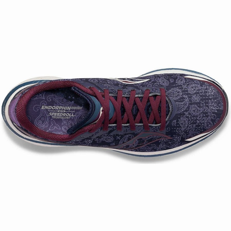 Men's Saucony Endorphin Speed 3 Northern Soul Running Shoes Purple | SG S05947-X39