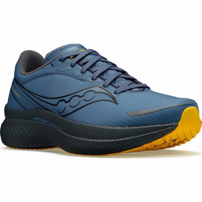 Men's Saucony Endorphin Speed 3 RUNSHIELD Running Shoes Blue | SG S47318-F65