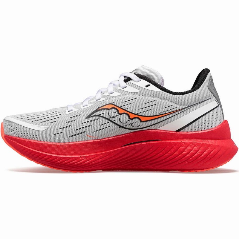 Men's Saucony Endorphin Speed 3 Running Shoes White / Black / Red | SG S56812-L16