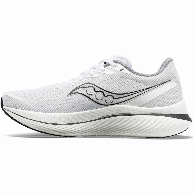 Men's Saucony Endorphin Speed 3 Running Shoes White / Black | SG S01865-Q92