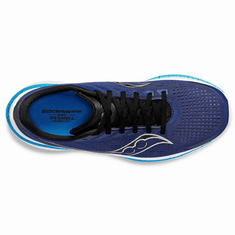 Men's Saucony Endorphin Speed 3 Running Shoes Indigo / Black | SG S65987-T60