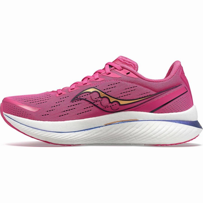 Men's Saucony Endorphin Speed 3 Running Shoes Pink / Navy | SG S17684-U73