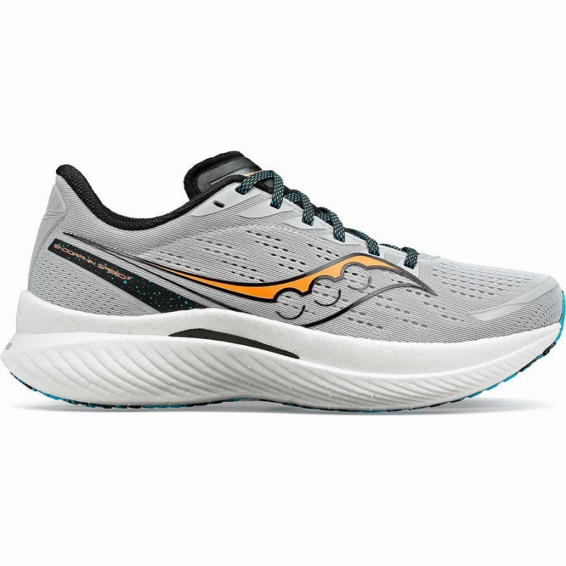 Men\'s Saucony Endorphin Speed 3 Running Shoes Grey | SG S57693-P50