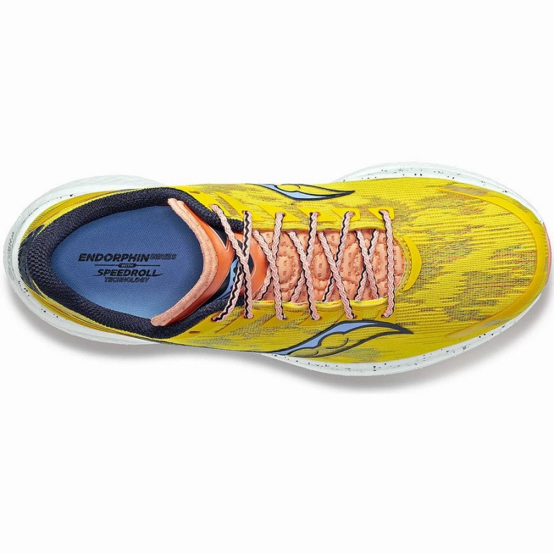 Men's Saucony Endorphin Speed 3 Running Shoes Yellow | SG S68940-C96