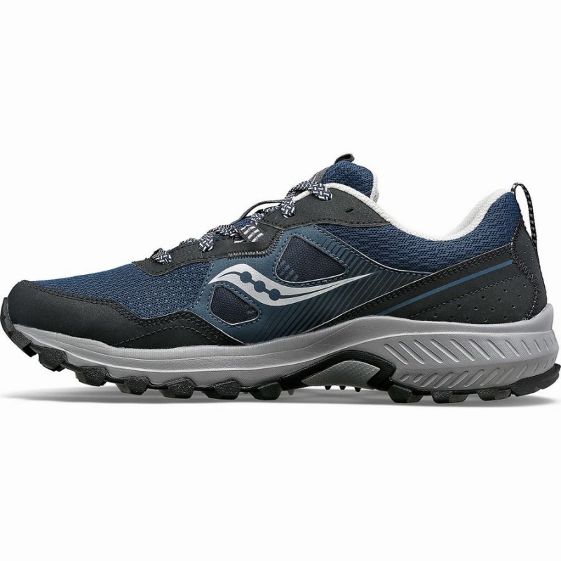 Men's Saucony Excursion TR16 Trail Running Shoes Navy / Silver | SG S02948-U63