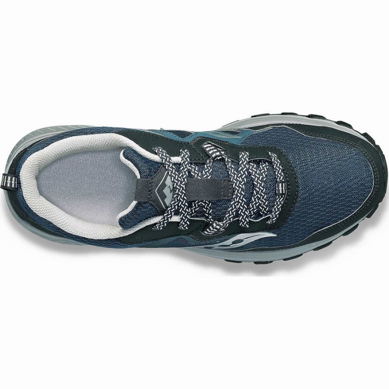 Men's Saucony Excursion TR16 Trail Running Shoes Navy / Silver | SG S02948-U63