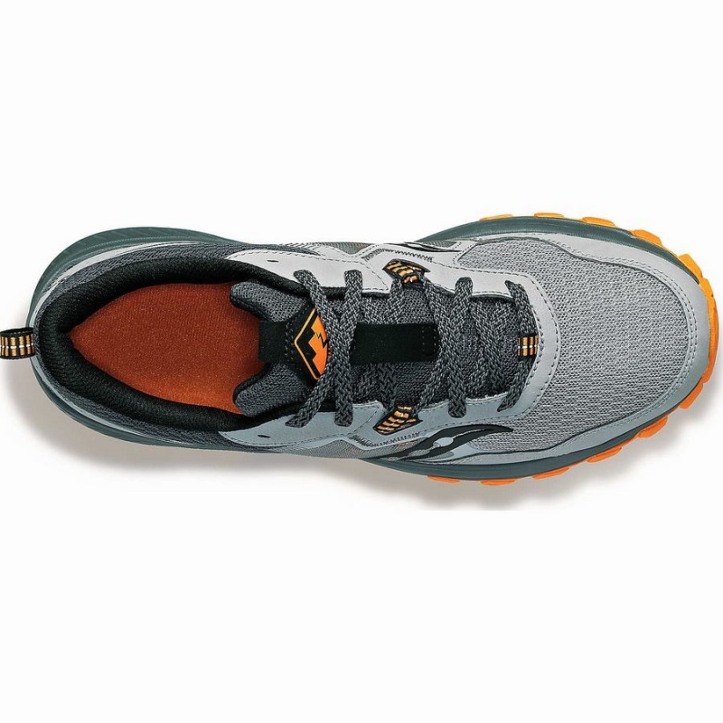 Men's Saucony Excursion TR16 Trail Running Shoes Grey / Orange | SG S75319-P81