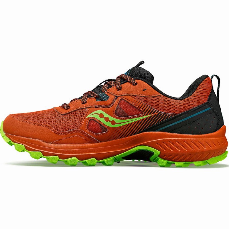 Men's Saucony Excursion TR16 Trail Running Shoes Orange / Green | SG S28341-B43