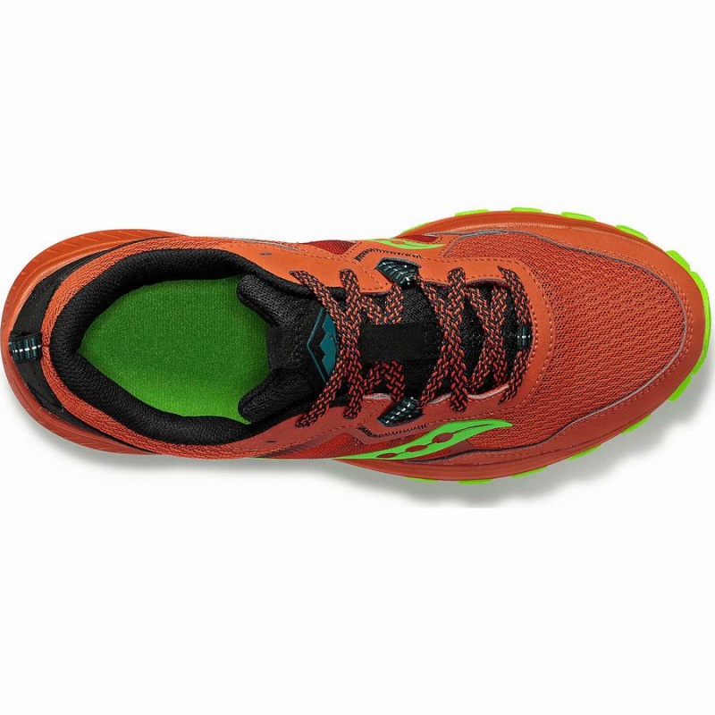 Men's Saucony Excursion TR16 Trail Running Shoes Orange / Green | SG S28341-B43