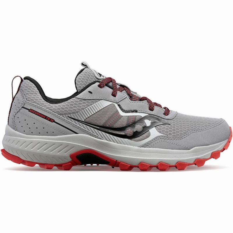 Men\'s Saucony Excursion TR16 Trail Running Shoes Grey / Orange | SG S37206-A26