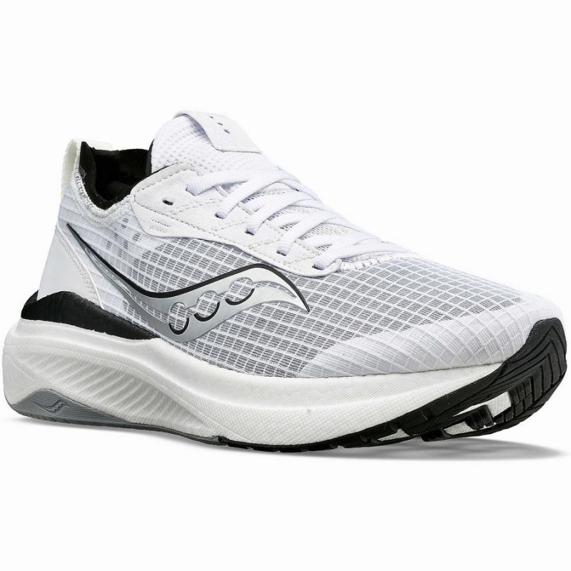 Men's Saucony Freedom Crossport Running Shoes White / Black | SG S73452-U14