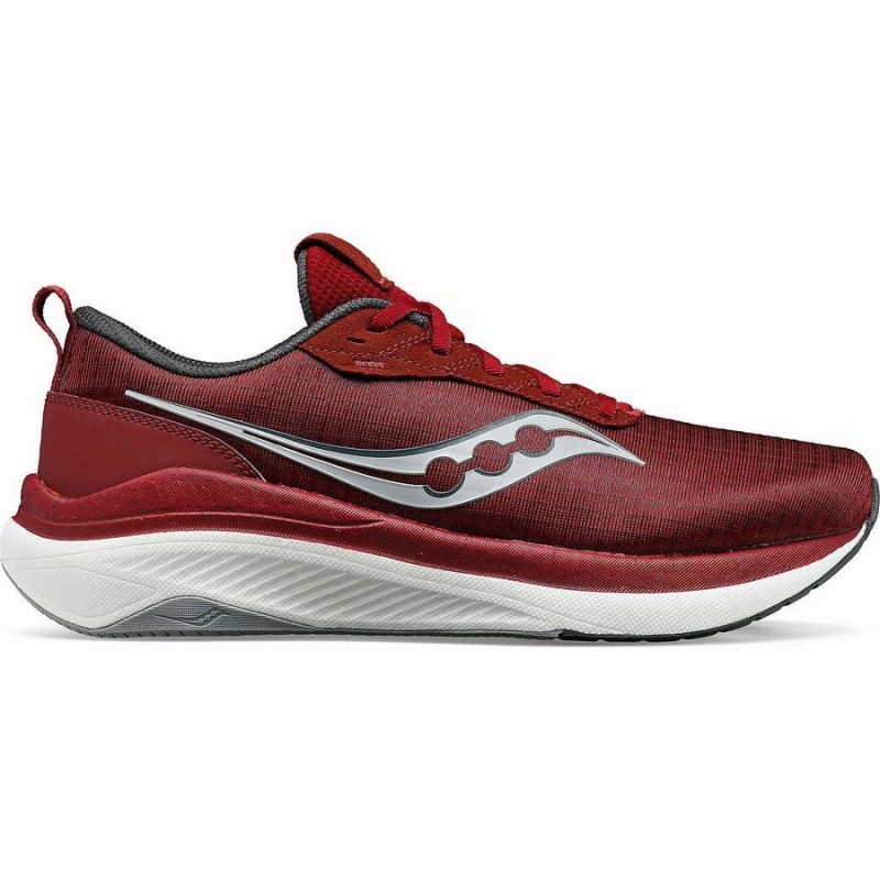 Men\'s Saucony Freedom Crossport Running Shoes Red / Grey | SG S41025-P14