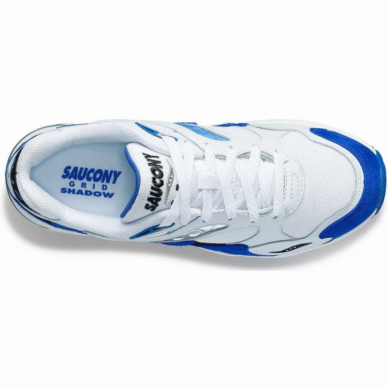 Men's Saucony Grid Shadow 2 Sneakers White / Blue | SG S31602-X18