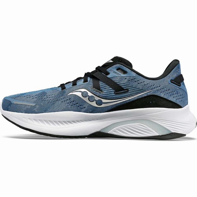 Men's Saucony Guide 16 Running Shoes Blue / Black | SG S63159-A83