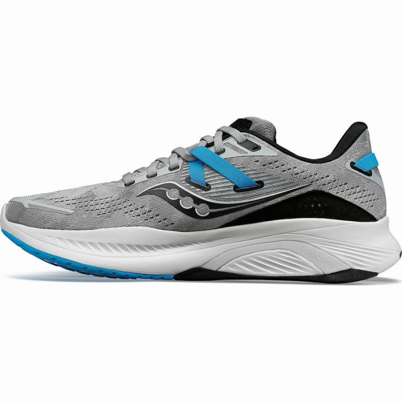 Men's Saucony Guide 16 Running Shoes Grey / Blue | SG S29160-J16