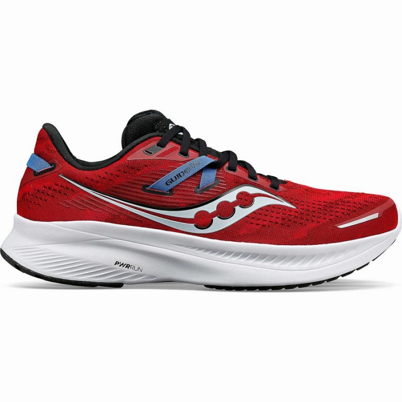 Men\'s Saucony Guide 16 Running Shoes Red / Black | SG S91850-H39