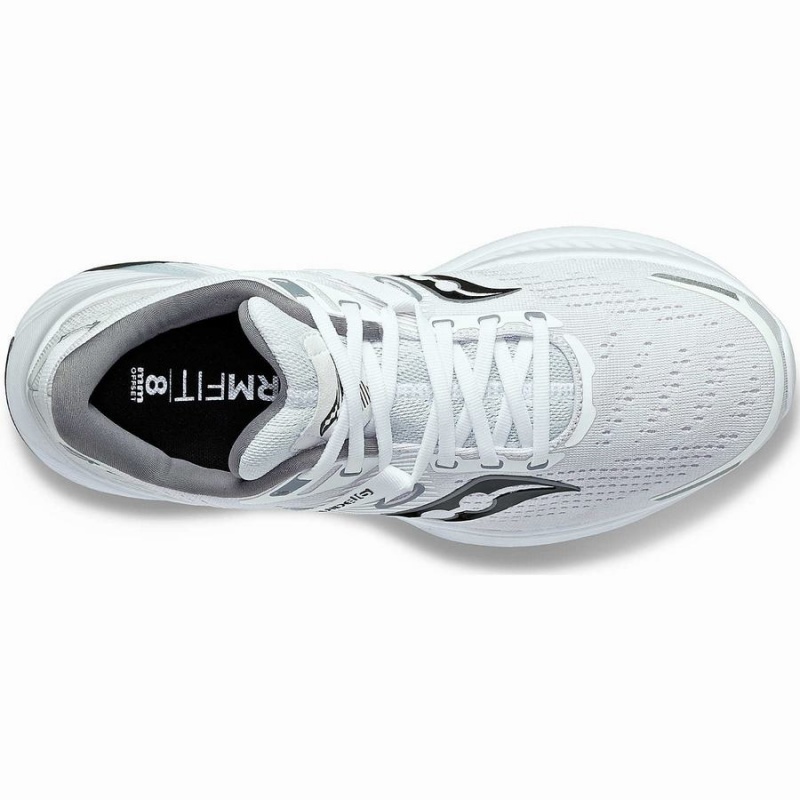 Men's Saucony Guide 16 Running Shoes White / Black | SG S80942-M16