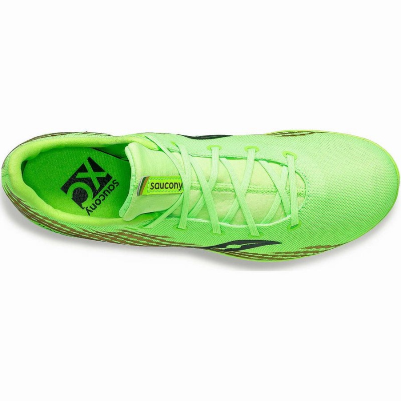 Men's Saucony Havok XC 3 Flat Track Spikes Green | SG S13264-E45