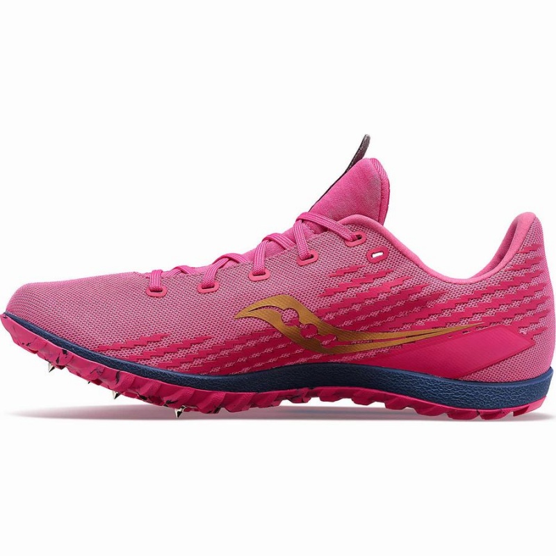 Men's Saucony Havok XC 3 Spike Track Spikes Pink / Navy | SG S47593-L94