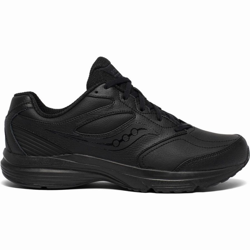 Men\'s Saucony Integrity Walker 3 Walking Shoes Black | SG S42396-Z30