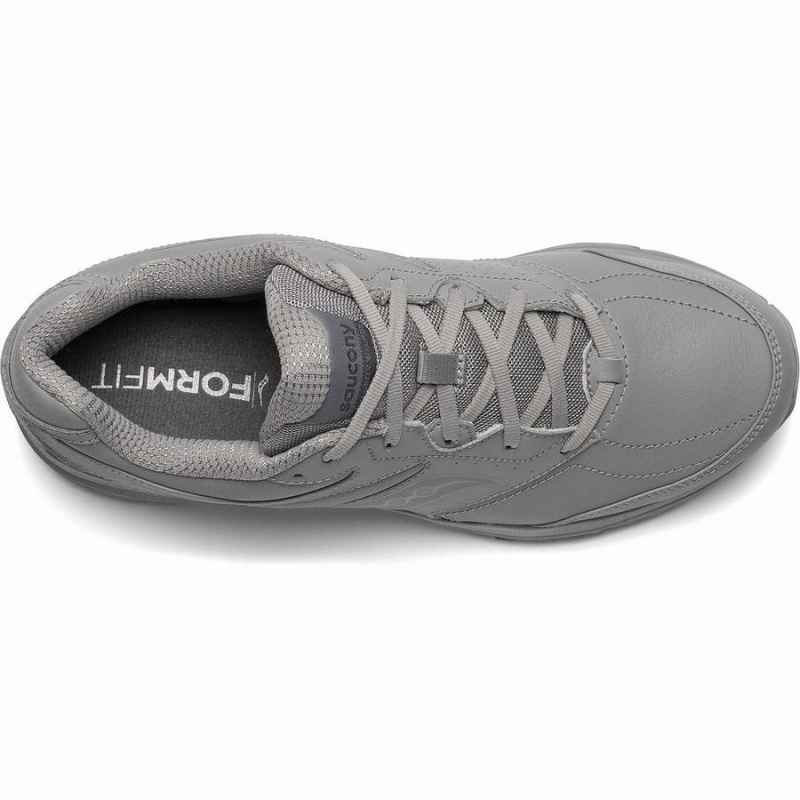 Men's Saucony Integrity Walker 3 Walking Shoes Grey | SG S38106-X36