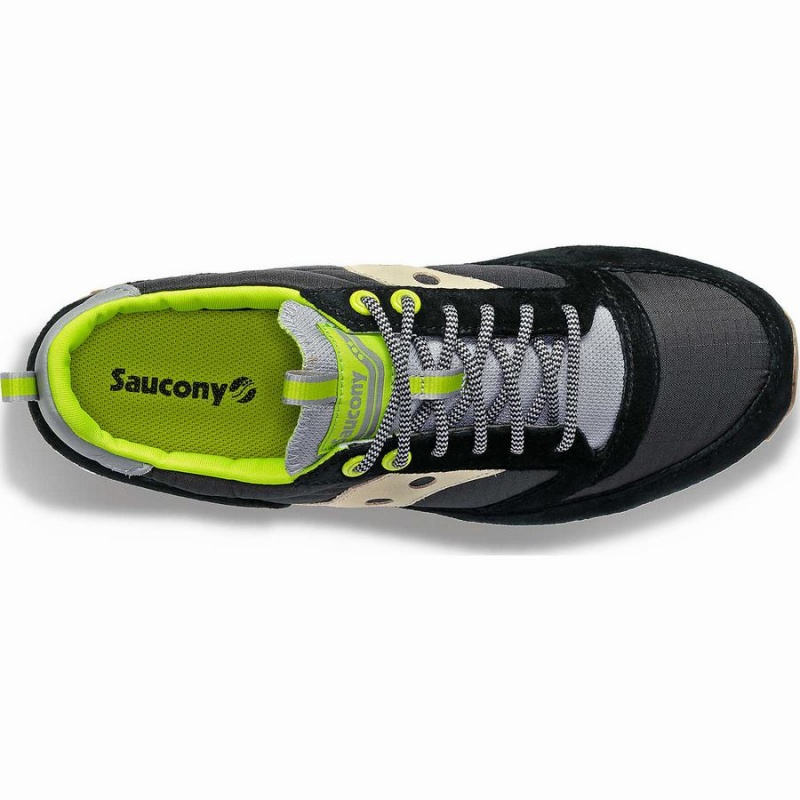 Men's Saucony Jazz 81 Peak Premium Sneakers Black / Light Green | SG S90167-W37