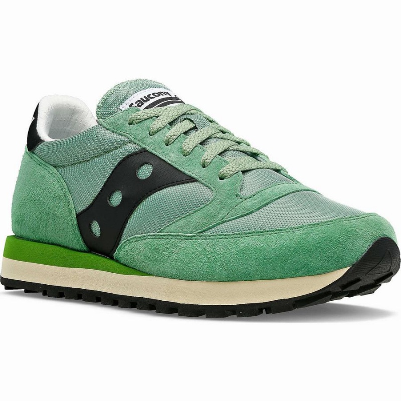 Men's Saucony Jazz 81 Sneakers Green / Black | SG S45928-J20