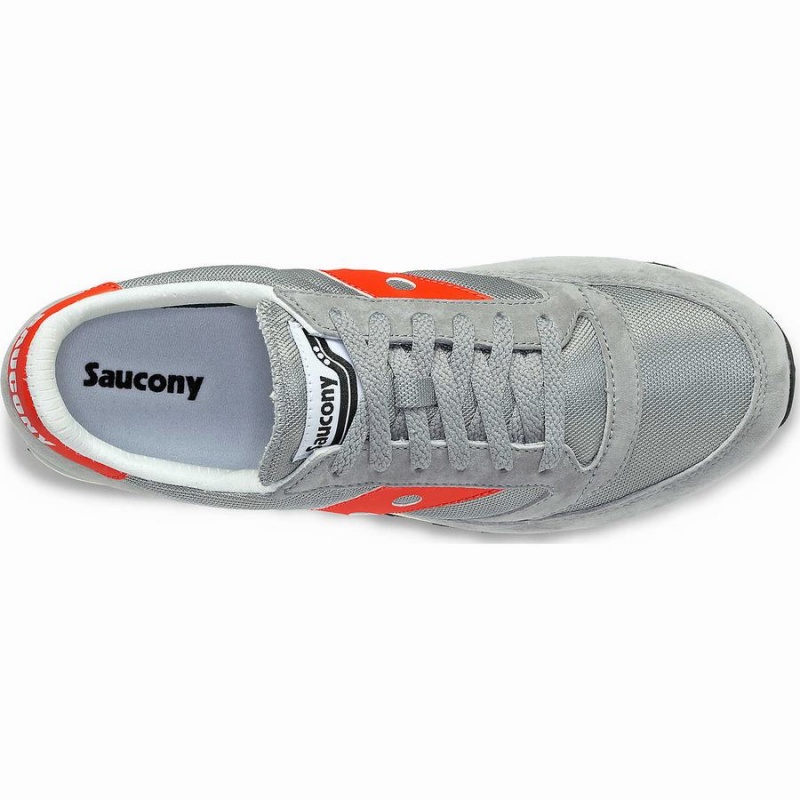 Men's Saucony Jazz 81 Sneakers Grey / Red | SG S05648-H51