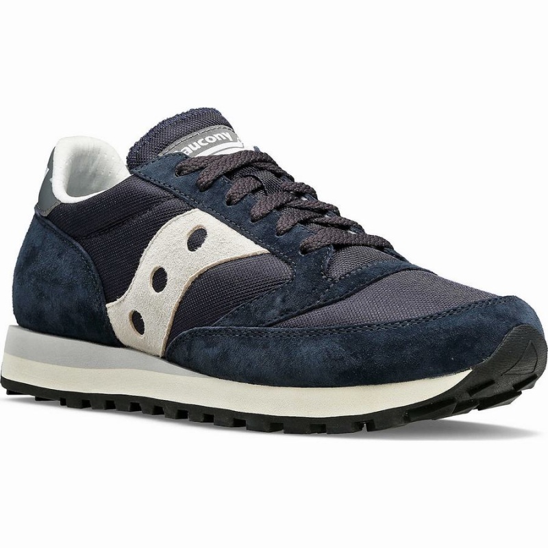 Men's Saucony Jazz 81 Sneakers Navy / Grey | SG S72439-R91