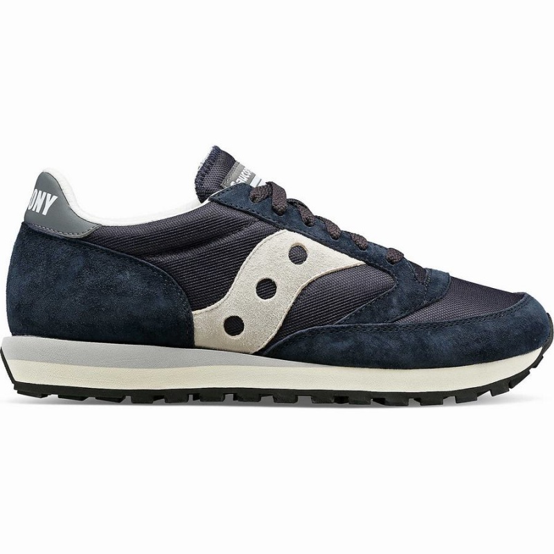 Men\'s Saucony Jazz 81 Sneakers Navy / Grey | SG S72439-R91