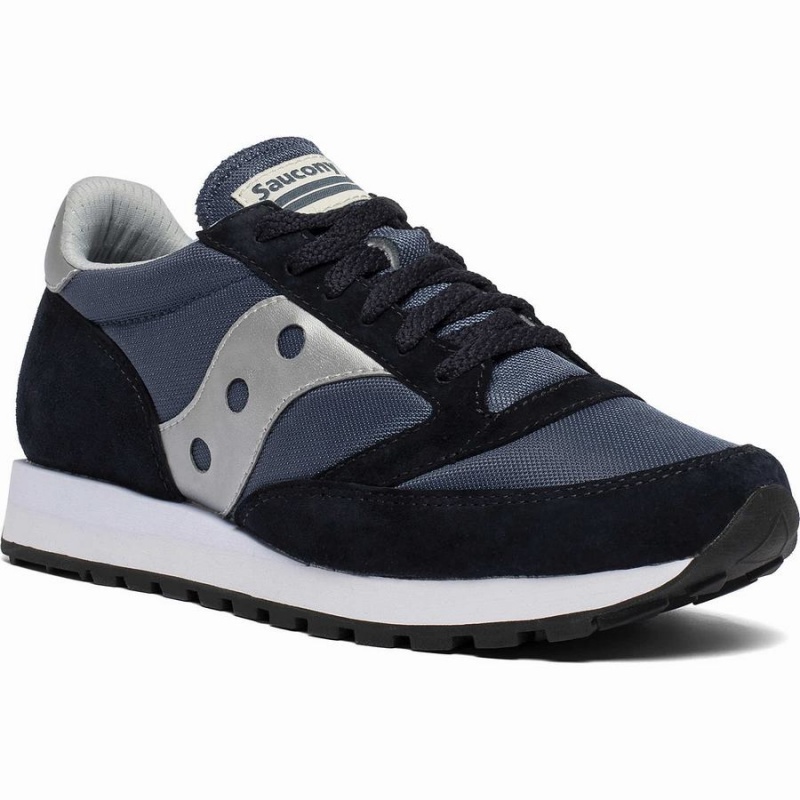 Men's Saucony Jazz 81 Sneakers Navy / Silver | SG S02768-F37