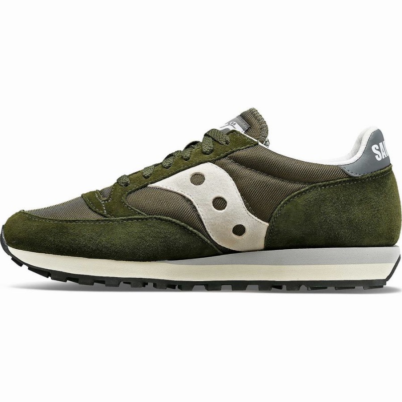 Men's Saucony Jazz 81 Sneakers Olive / Grey | SG S45321-T24