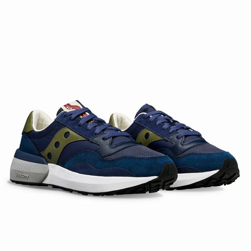 Men's Saucony Jazz NXT Sneakers Navy / Green | SG S45283-X51