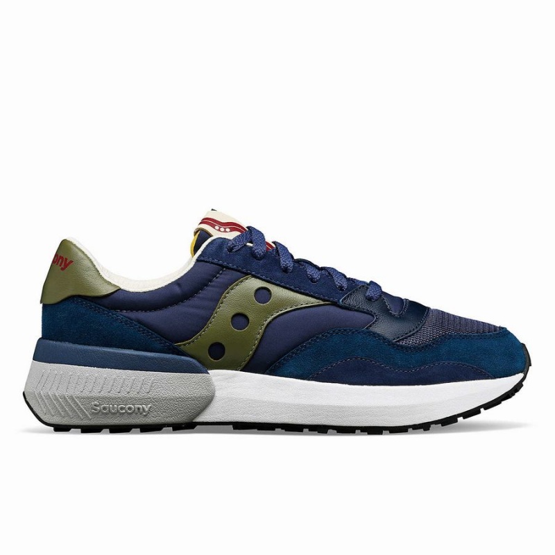 Men\'s Saucony Jazz NXT Sneakers Navy / Green | SG S45283-X51