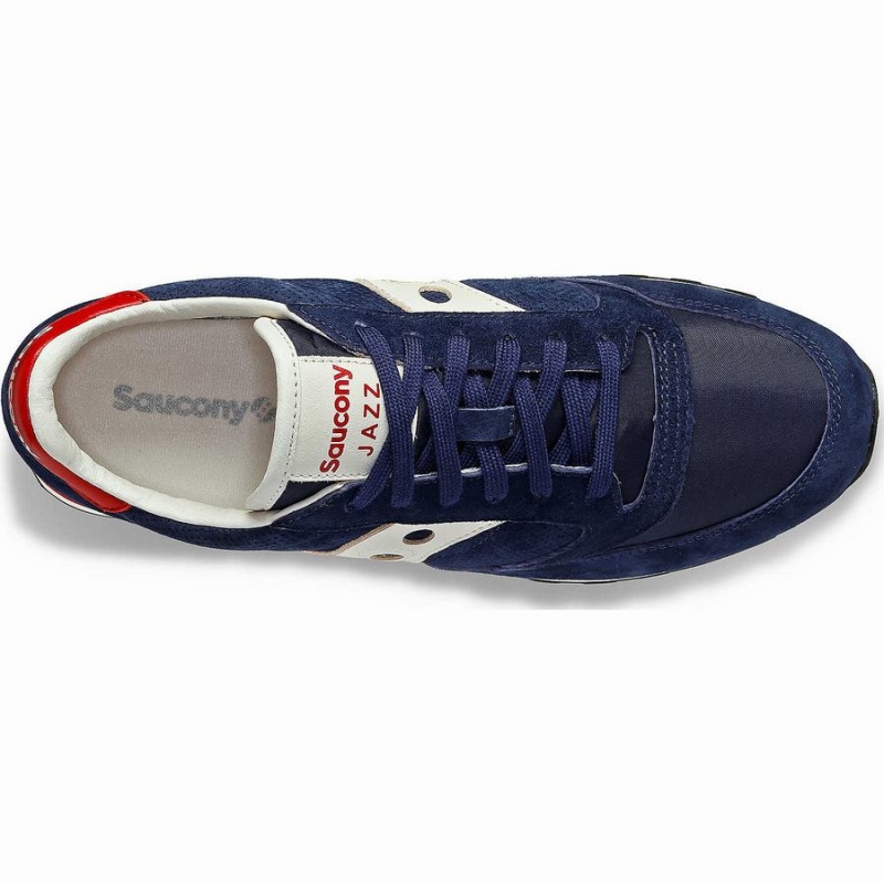 Men's Saucony Jazz Original Premium Sneakers Navy | SG S71530-F61