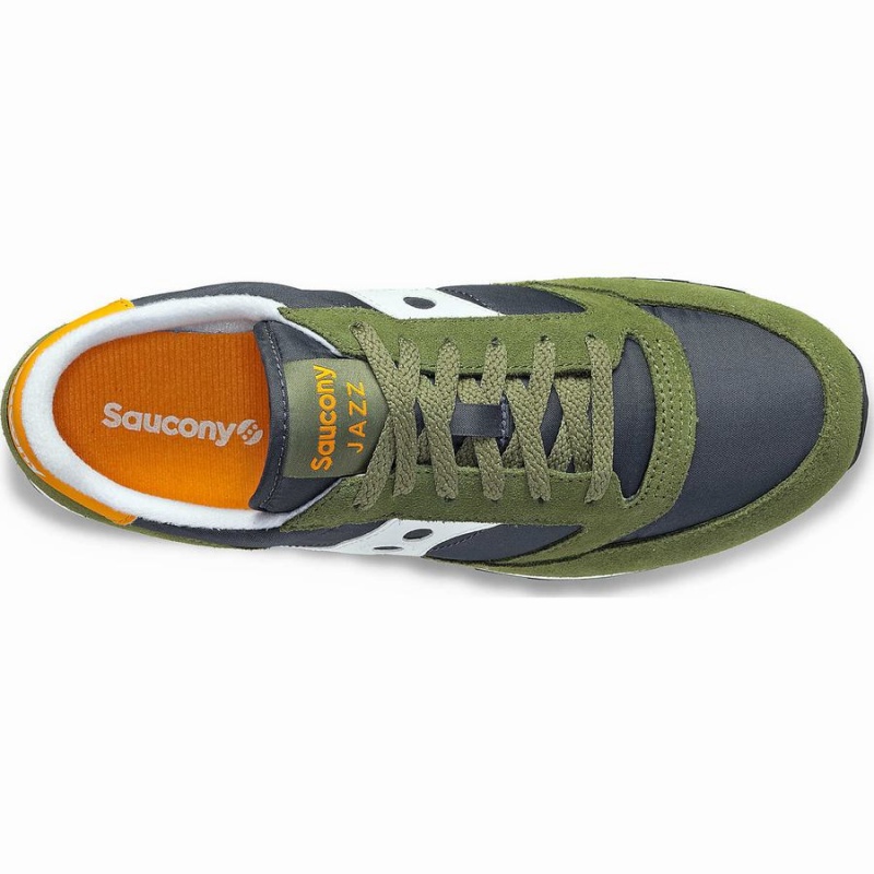 Men's Saucony Jazz Original Sneakers Green / Navy | SG S40395-B27