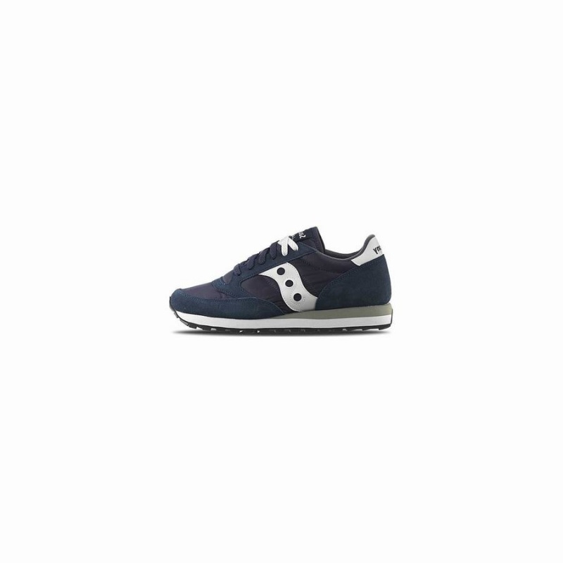 Men's Saucony Jazz Original Sneakers Navy / White | SG S48216-B74