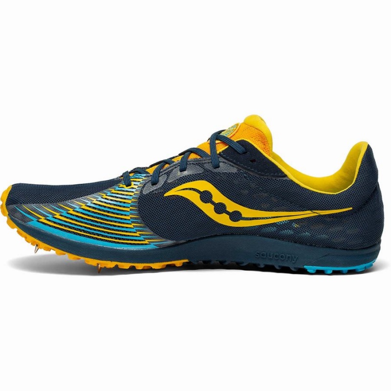 Men's Saucony Kilkenny XC9 Spike Track Spikes Navy | SG S71548-A17