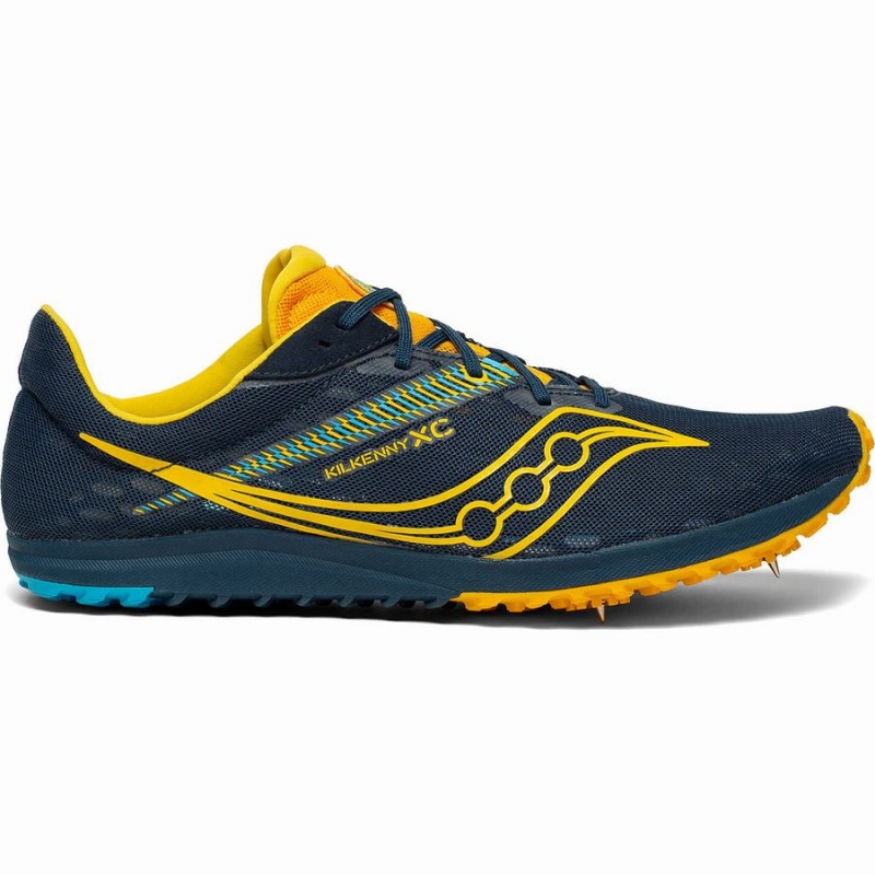 Men\'s Saucony Kilkenny XC9 Spike Track Spikes Navy | SG S71548-A17