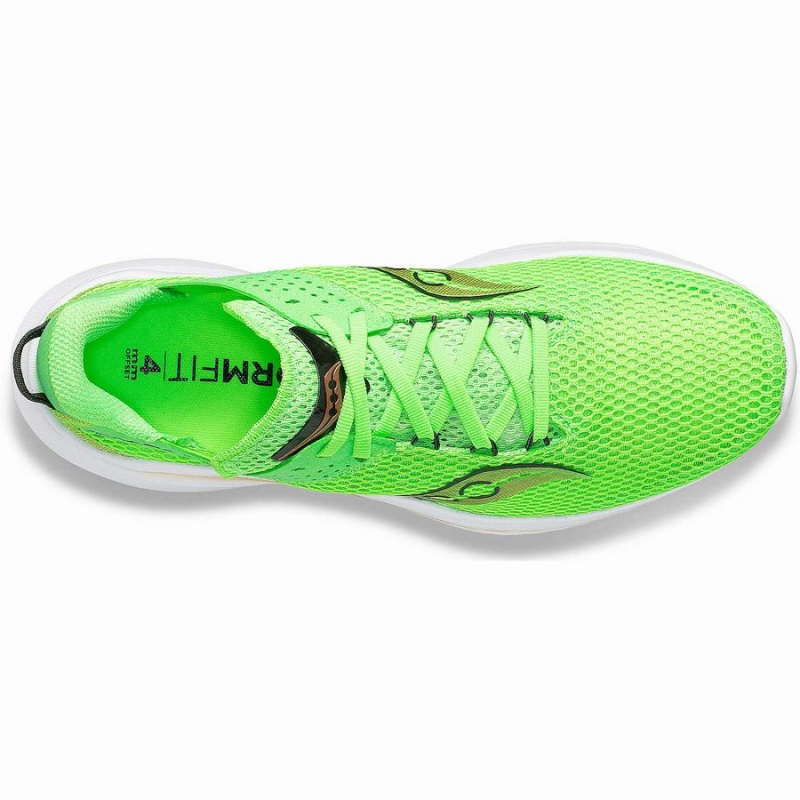 Men's Saucony Kinvara 14 Running Shoes Green / Gold | SG S51748-U51