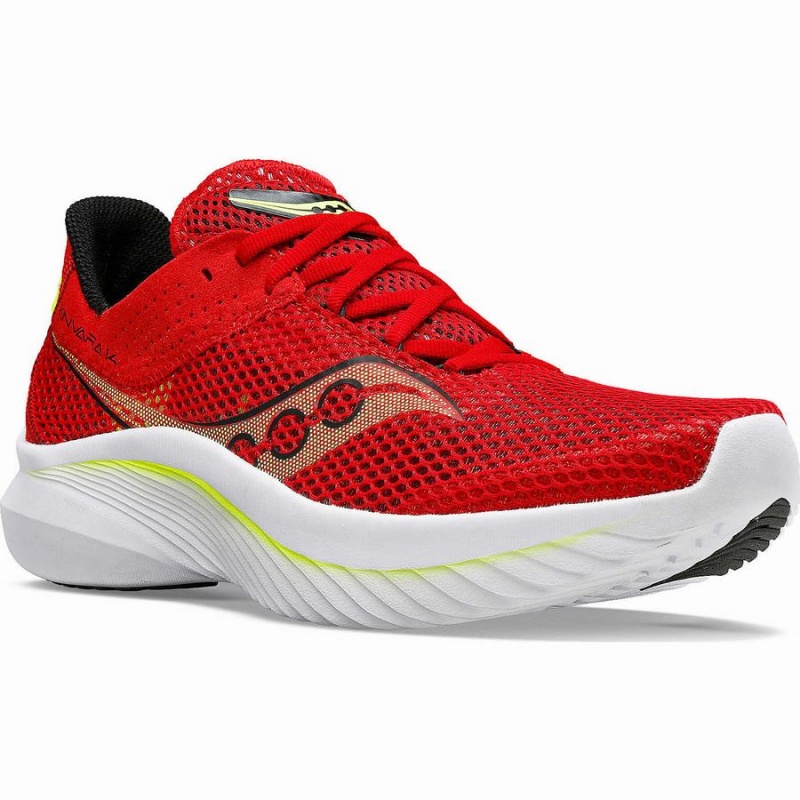 Men's Saucony Kinvara 14 Running Shoes Red | SG S25819-P90