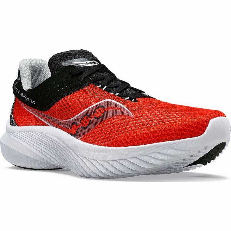 Men's Saucony Kinvara 14 Running Shoes Red / Black | SG S65371-X73