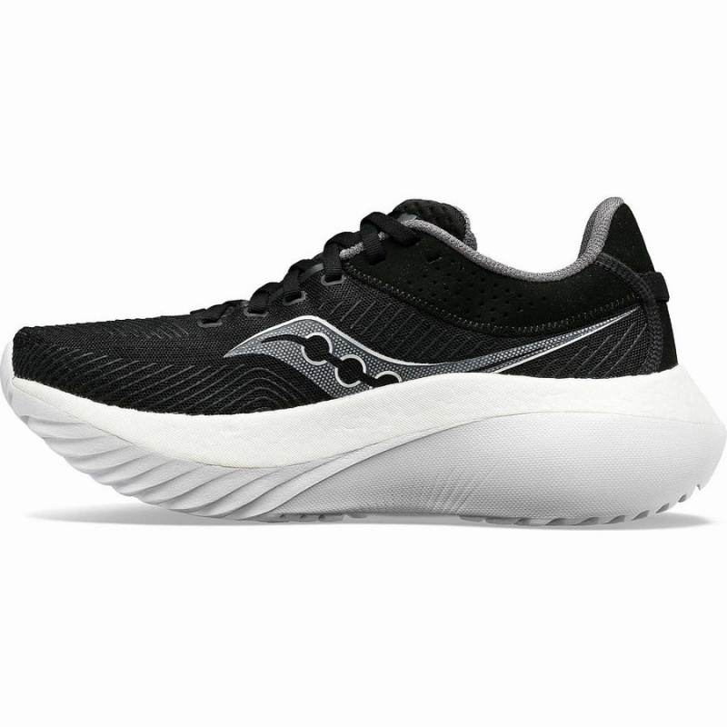 Men's Saucony Kinvara Pro Running Shoes Black / White | SG S07956-J13