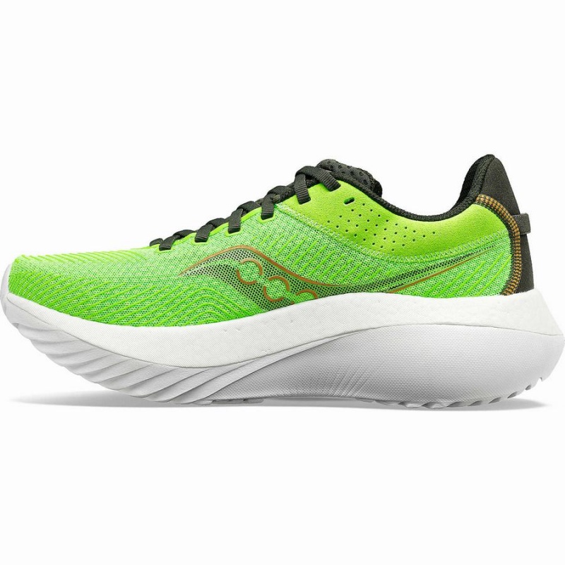 Men's Saucony Kinvara Pro Running Shoes Slime / Umbra | SG S57689-K78