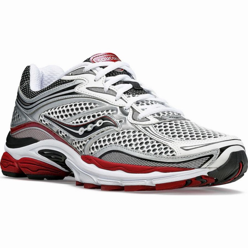 Men's Saucony OG ProGrid Omni 9 Sneakers White / Silver / Red | SG S78139-Q93