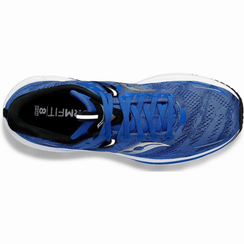 Men's Saucony Omni 21 Running Shoes Blue / Black | SG S12095-E70