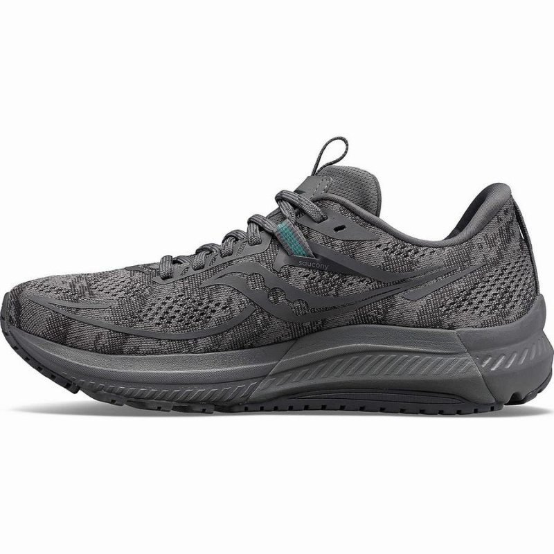 Men's Saucony Omni 21 Wide Running Shoes Grey | SG S53298-E25