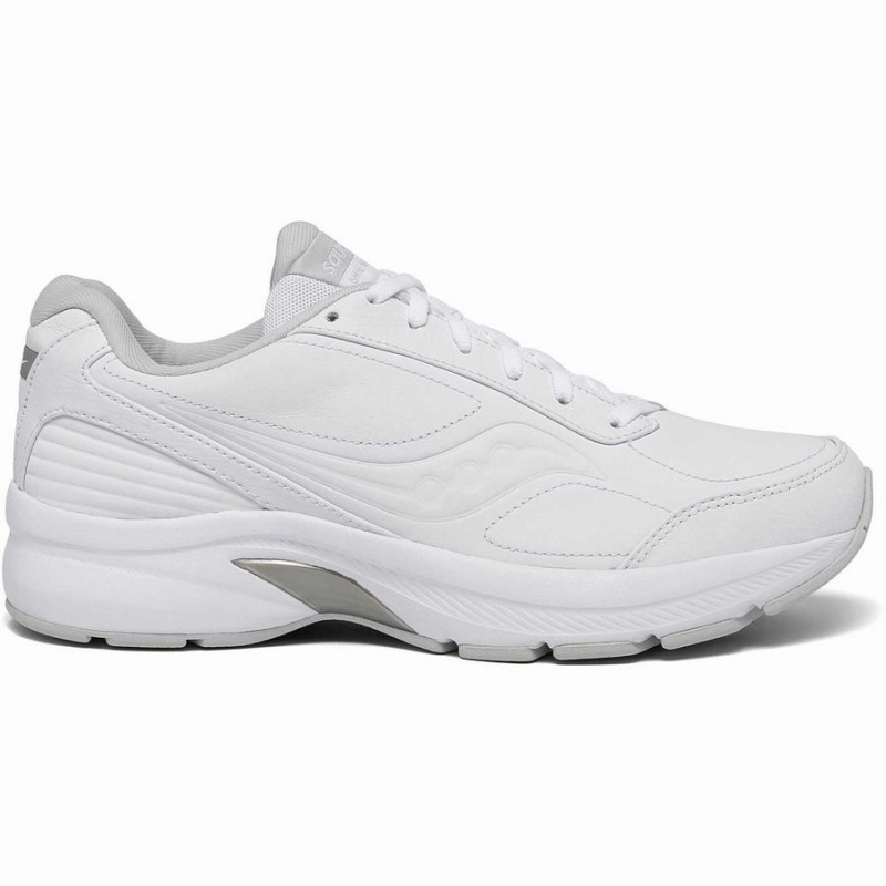 Men\'s Saucony Omni Walker 3 Walking Shoes White | SG S98564-C41